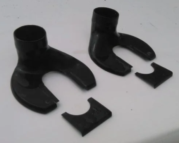 Brake backing plates / dust shields with cooling air duct, BMW E46